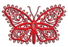 Лезвие Lace Flourish Butterfly от Cheery Lynn Designs