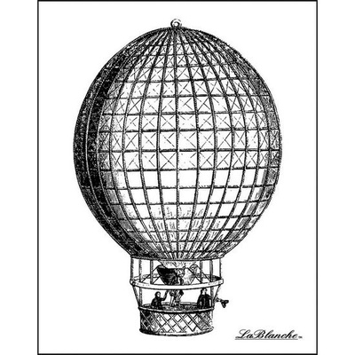 Акриловый штамп La Blanche - Hot Air Balloon