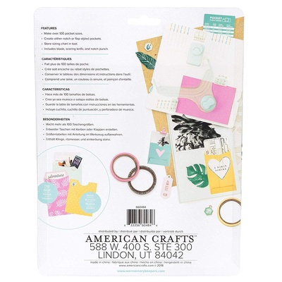  Інструмент для створення конвертів від  We R Memory Keepers - Journal Pocket Punch Board