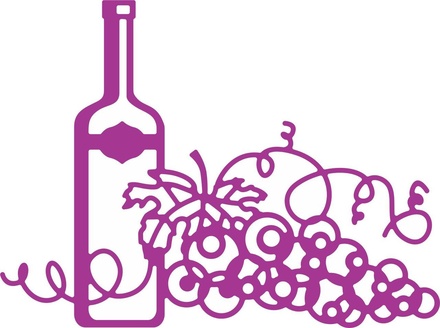 Ножи от Cheery Lynn Designs -Wine & Grapes