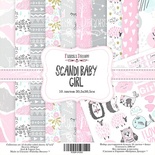 Набор скрапбумаги Scandi Baby Girl, 30,5x30,5см, ТМ Фабрика Декору