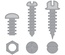 Ножи от Spellbinders - Die D-Lites Bolts & Nuts Etched Dies