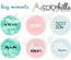 Набор бумаги, фишек и штампов от Color Hills - Коллекция Lazy moments, 16 элементов