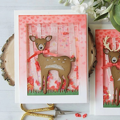 Нож для вырубки от Spellbinders - Woodland Deer