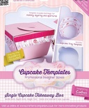 Шаблон-трафарет от  Crafters Companion -Cupcake Templates Collection - Single Cupcake Takeaway Box