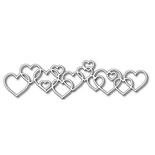 Лезвие Frantic Stamper - Precision Die - Linked Hearts Border