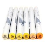 Набор алкогольных маркеров от First Edition - Twin Markers - Yellows, желтые, 6 штук
