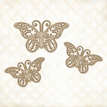 Чипборд Blue Fern Studios - Bohemian Butterflies