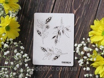 Чипборд набор букетики лиственные 2 от WOODchic, 3,8х6,6 см