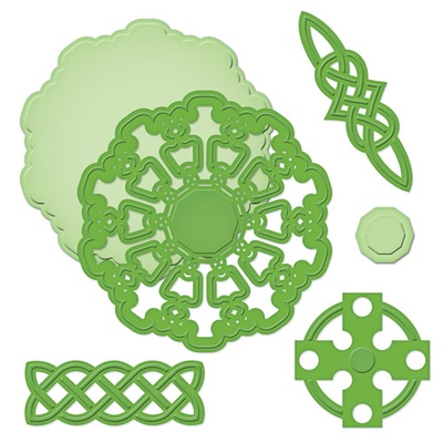 Нож для вырубки от Spellbinders - Celtic Motifs, 6 шт.