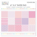 Набор бумаги от Simply Creative - Flower Girl, 15х15см, 30 шт