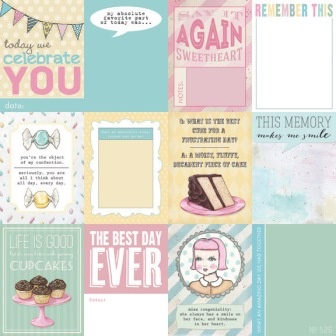 Карточки от Melissa Frances - "Sweet Life" Journal Cards, 24 шт.