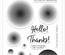 Набор штампов от Altenew - Halftone Circles Stamp Set - Круги