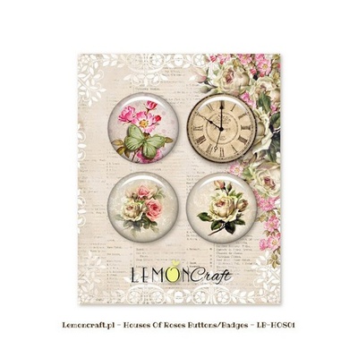 Фишки LemonCraft - House Of Roses, на клеевой основе
