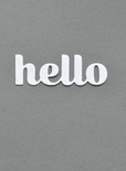 Нож от Birch Press Design - Hello sugar script, 1 шт.