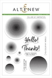 Набор штампов от Altenew - Halftone Circles Stamp Set - Круги