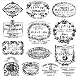Штампы от IOD - Crockery 12x12 Decor Stamp™, 30x30 см