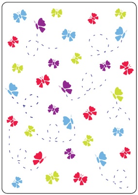 Папки для тиснения Crafts Too Embossing Folder -Butterflies
