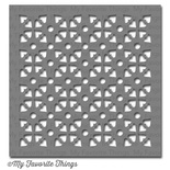 Маска My Favorite Things - Stencil MPD Tiled Hearts, 15х15 см