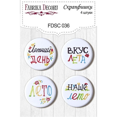 Набор скрапфишек Фабрика Декору из 4 шт. FDSC 036