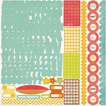 Наклейки от Echo Park - Alpha Stickers, Paradise Beach