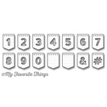 Лезвие My Favorite Things - Die-namics LLD Stitched Banner Numbers, 14 шт.