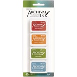 Набор архивных чернил Ranger - Wendy Vecchi - Mini Archival Ink Pads - Kit 4