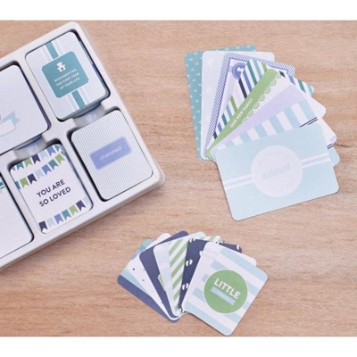 Набор карточек Project Life by Becky Higgins - Core Kit - Baby Boy, 616 штук