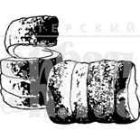Штамп от Питерского Скрапклуба - Чехия. Трдельник, 4х3 см