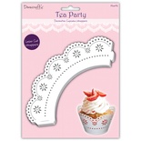 Обертки - Tea Party Cupcake Wrappers - Love, 12 шт