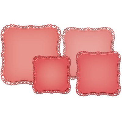 Лезвия Spellbinders - Grand Decorative Labels One, 4 шт.