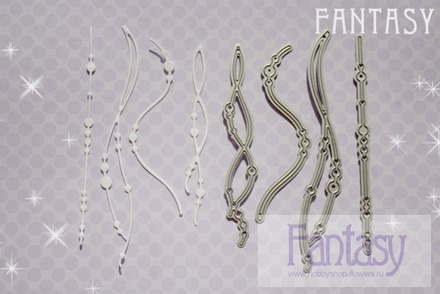 Ножи для вырубки "Fantasy" "Гирлянда - нити"