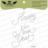 Акриловый штамп Lesia Zgharda TA126 Happy New Year, 2 шт., размер набора 10х10 см