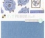 Набор кардстока DCWVPaper Backed Denim Fabric, 30х30 см, 12 листов, джинсовая ткань