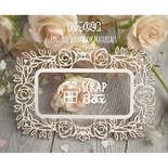 Чипборд ScrapBox - Рамка прямоугольная Розы
