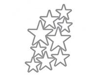 Нож для вырубки от Spellbinders - Shapeabilities - Donna Salazar - Cascading Stars