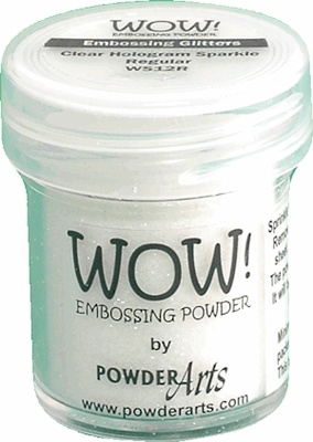 Пудра для эмбоссинга Wow - Clear Hologram Sparkle - Regular, 15 мл.