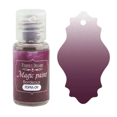 Сухая краска Magic paint - Фабрика Декора - Бордо, 15мл