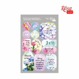 Висечки для скрапбукинга, самоклеющие от ROSA TALENT - Floral Poem 2, картон, 12,8х20см