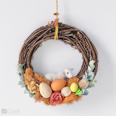 Набір великодніх яєць Easter Eggs Rainbow 4, пастельні, 18 шт, dpCraft