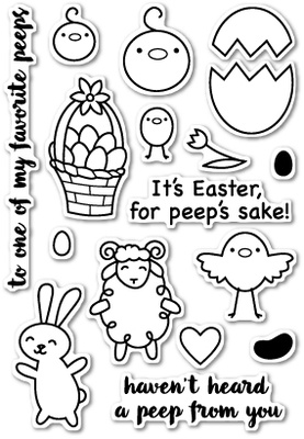 Штампы от Poppystamps - To All My Peeps clear stamp set