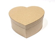 Заготовка коробки из папье-маше от Scrapberry's - Сердце, 11 x 6 cм