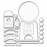 Лезвие My Favorite Things - Die-namics Gumball Machine, 13 шт.