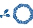 Набор лезвий Marianne Design Creatables - Holly Wreath