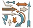Нож для высечки Sizzix Bigz Die - Artful Arrows, 659433