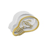 Заготовка для шейкера Lightbulb LOVE 11,5х7,7 см, цвет золото, ТМ Фабрика Декора