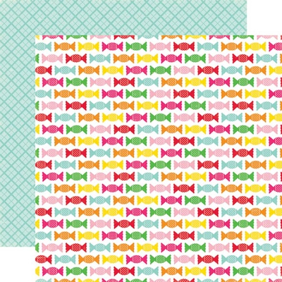 Акция! Двусторонний лист бумаги от Echo Park - Candy Sweets, 30,5x30,5см
