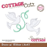 Лезвие CottageCutz - Doves w/ Ribbons, 10х10 см