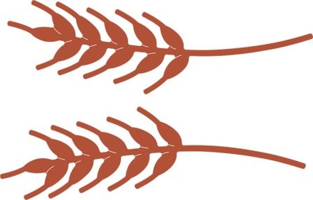 Нож для вырубки от Cheery Lynn Designs - Wheat Heads (Set of 2)