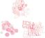 Набор для декорирования от Darice - пайетки и конфетти - Confetti Pink Baby Shower/Girl